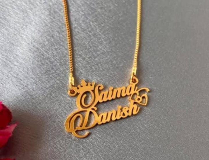 Customize Necklace, Customize Name Necklace, Custom Name Locket, For Girls & Boys (PERFECT GIFT TO SEND YOUR WIFE , FIANCE, HUSBAND, FATHER , OR ANY ONE)